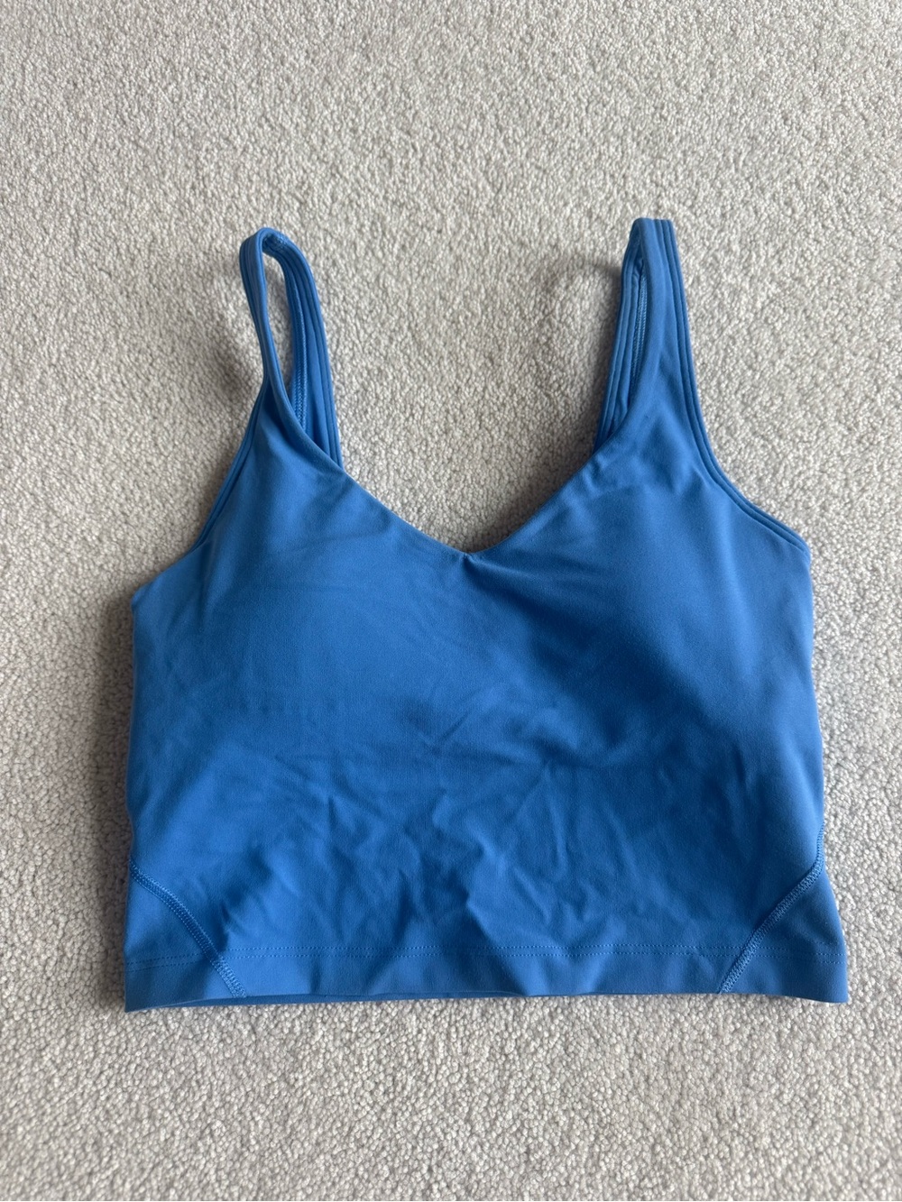 lululemon athletica Blue V-Neck Light Support Bralette